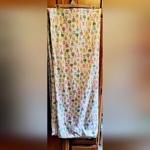 Pottery Barn Kids BROOKE OWLS 100% Organic Cotton Twin Size Duvet Excellent Cond
